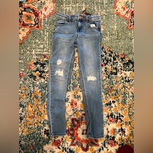 Cat & Jack Girls Skinny Jeans with Sequin Embellishment sz10